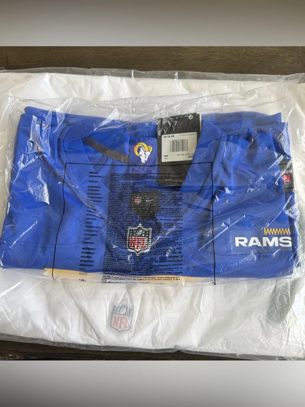 Nike Los Angeles Rams Cooper Kupp #10 NFL Game Football Jersey Men’s 3XL Blue